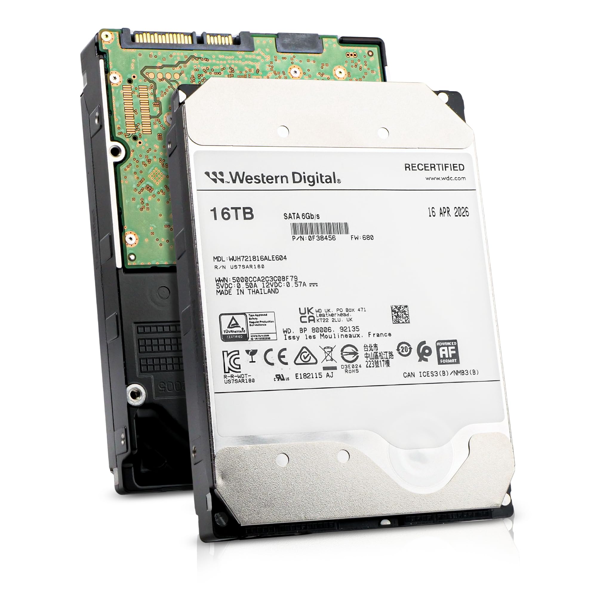 Amazon.com: Western Digital DC HC550 16TB SATA 6Gb/s 7200RPM 3.5